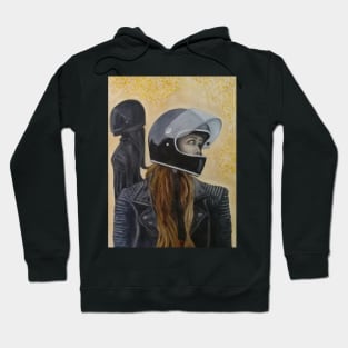 moto chicas Hoodie